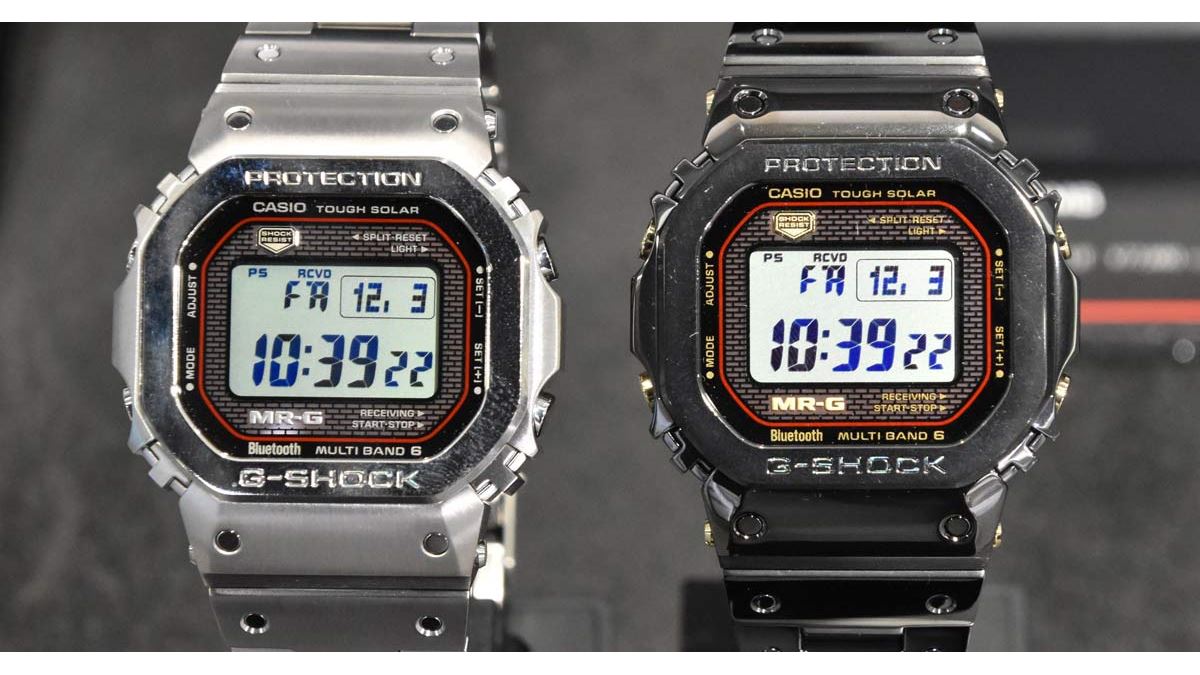カシオG-SHOCK‼️MR-G‼️チタン‼️美品です‼️ Introducing: G-SHOCK MRG-B5000 角型のオリジンが最高峰ライン