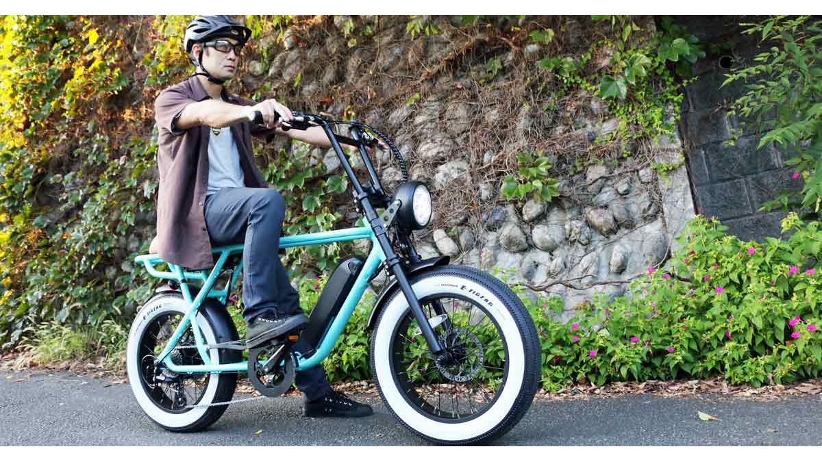 バイクのようなルックスがかっこいい！ 太めタイヤのe-Bike「BRONX
