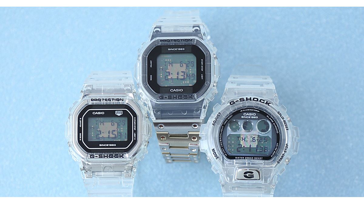 G-SHOCKの回路基板が丸見え！ 40周年記念「CLEAR REMIX」7作全部見せレビュー - 価格.comマガジン