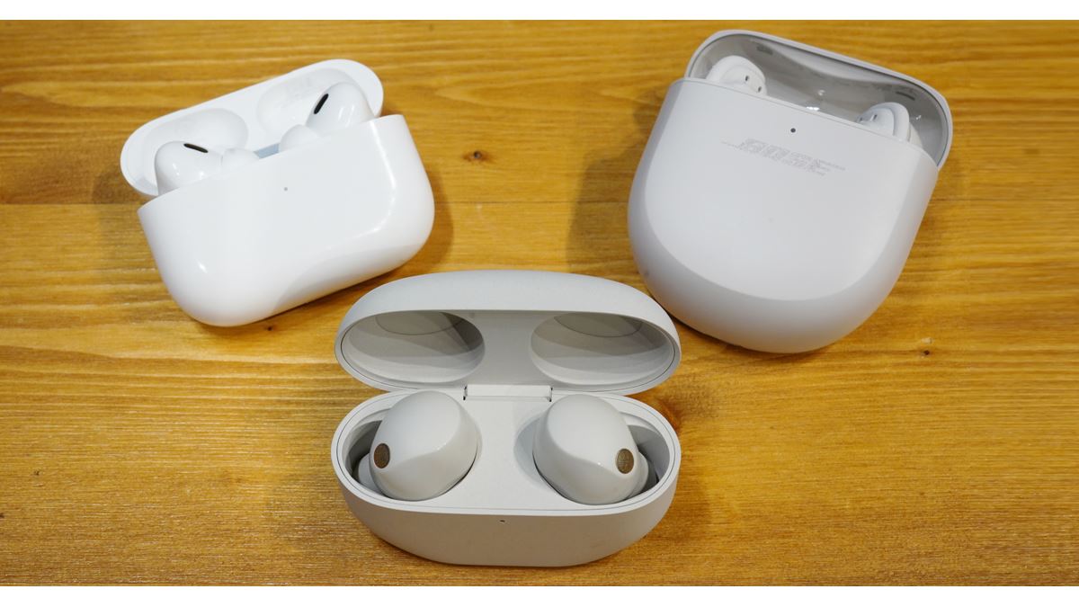 ソニー・Bose・アップルの最新ノイキャン完全ワイヤレスイヤホンの実力
