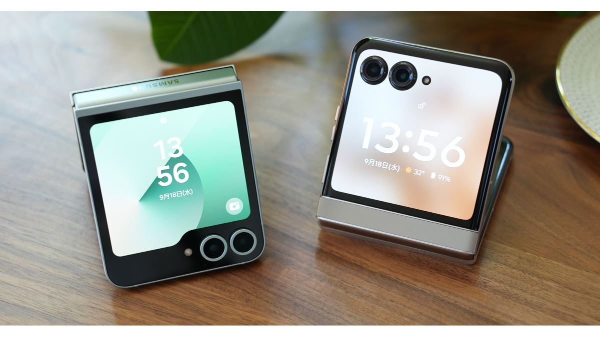 最新縦折りスマホ徹底比較！ 強みの異なる「Galaxy Z Flip6」と