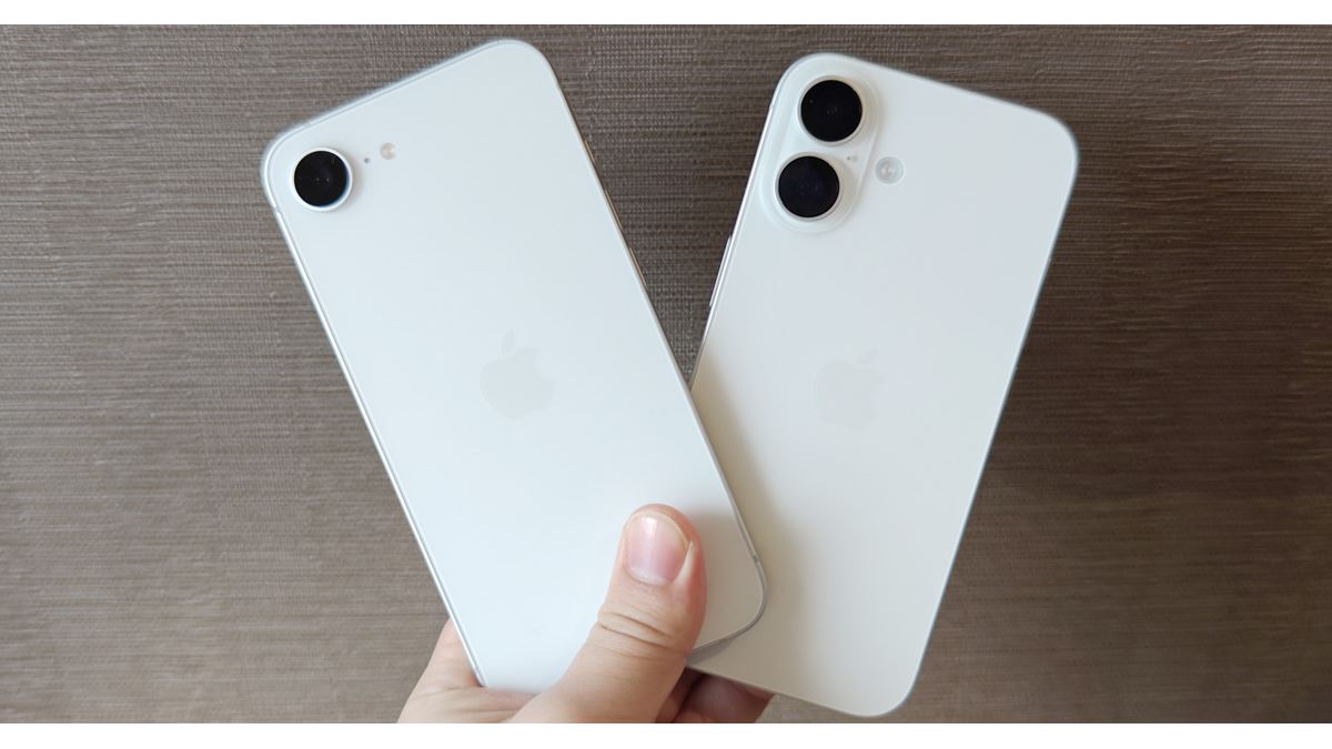 今買うなら「iPhone 16e」と「iPhone 16」のどっち？ 実機で感じる