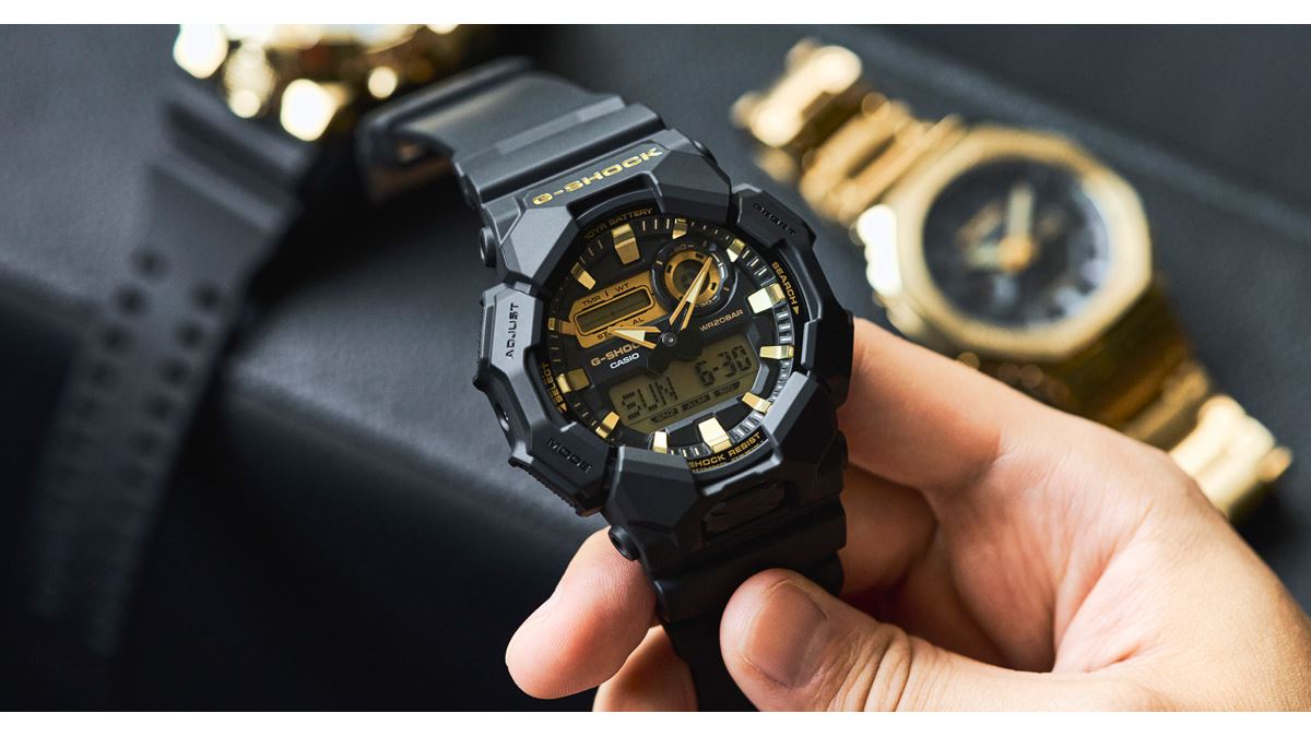 カシオーク　月　Gショックゴールド美品✨ G-SHOCK、月の模様をゴールドで表現した「GM-2100MG」 - Impress