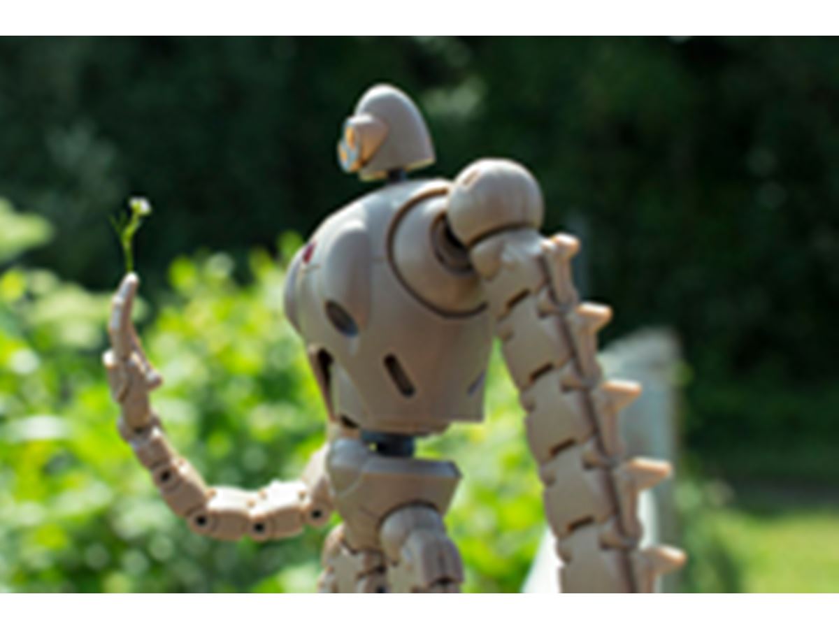 超絶美品ラピュタ巨神兵ロボットフィギュア 可動式アーム 天空の城ラピュタ」ムスカとロボット兵が可動フィギュアに！「目