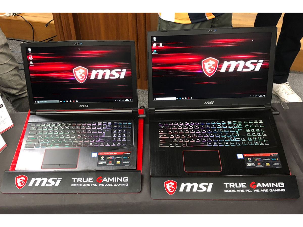 初のCore i9搭載モデルも！全機種6コアCPU搭載のMSI最新ゲーミングノートPC発表会レポート - 価格.comマガジン