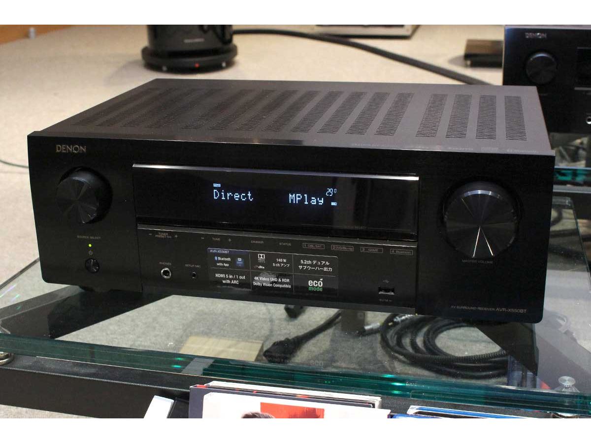 デノンが3万円台で買えるAVアンプ入門機「AVR-X550BT」を発表 - 価格.comマガジン