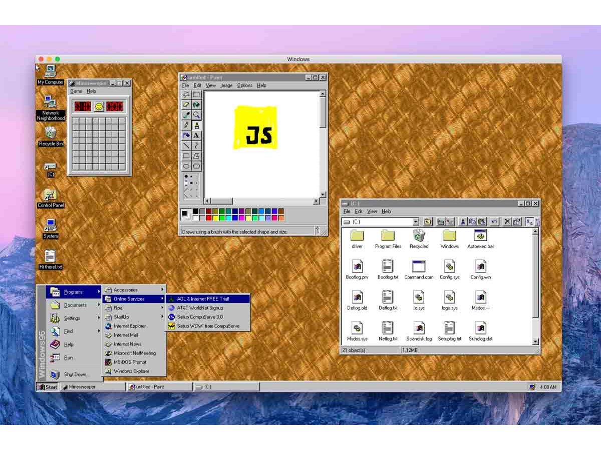 Windows 95」がアプリで登場。macOSやWindowsにインストール可能 - 価格.comマガジン