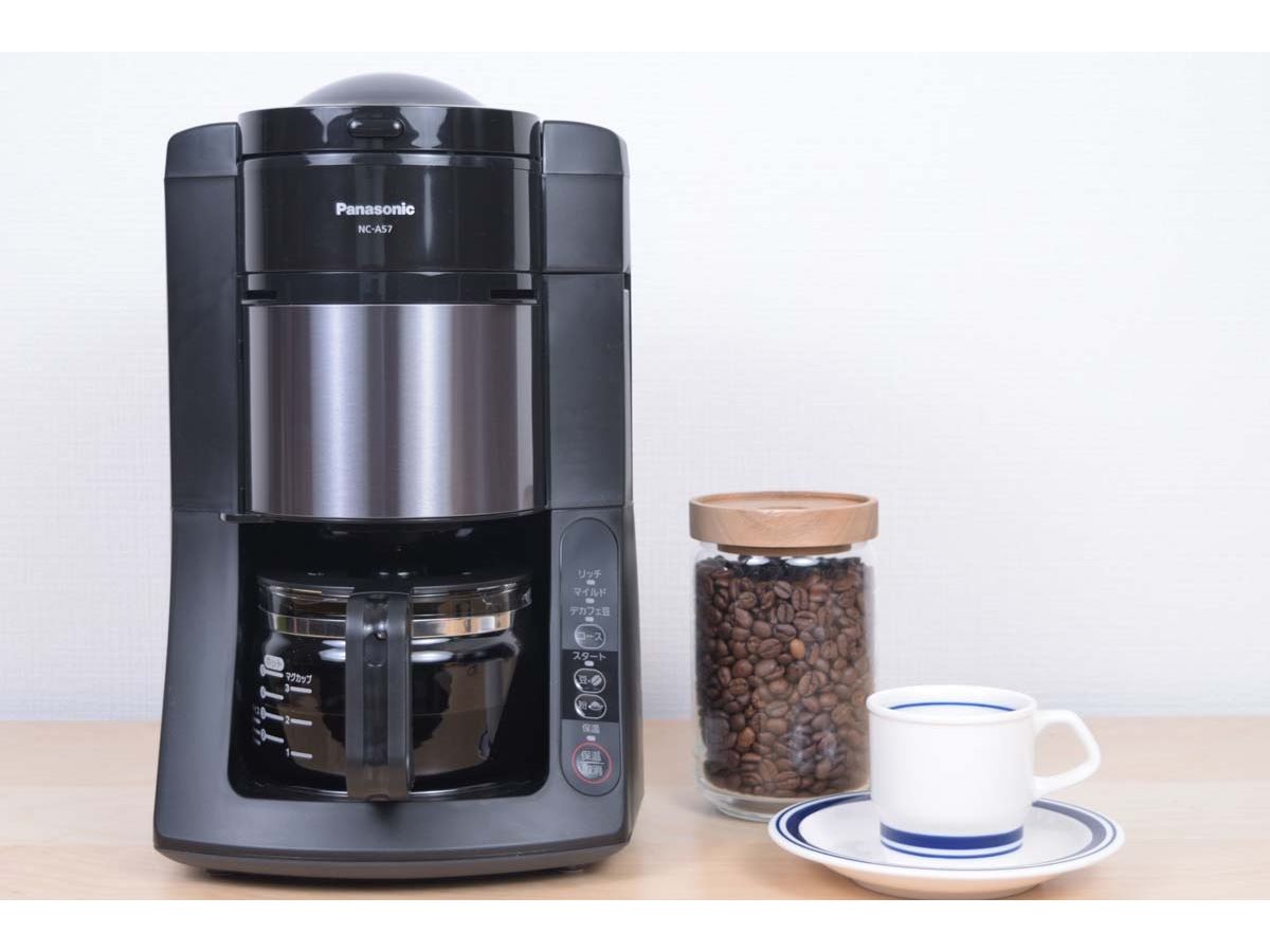 Panasonic - za99　全自動コーヒーメーカー デカフェ豆コース搭載 NC-A57 概要 沸騰浄水コーヒーメーカー NC-A57 | コーヒーメーカー