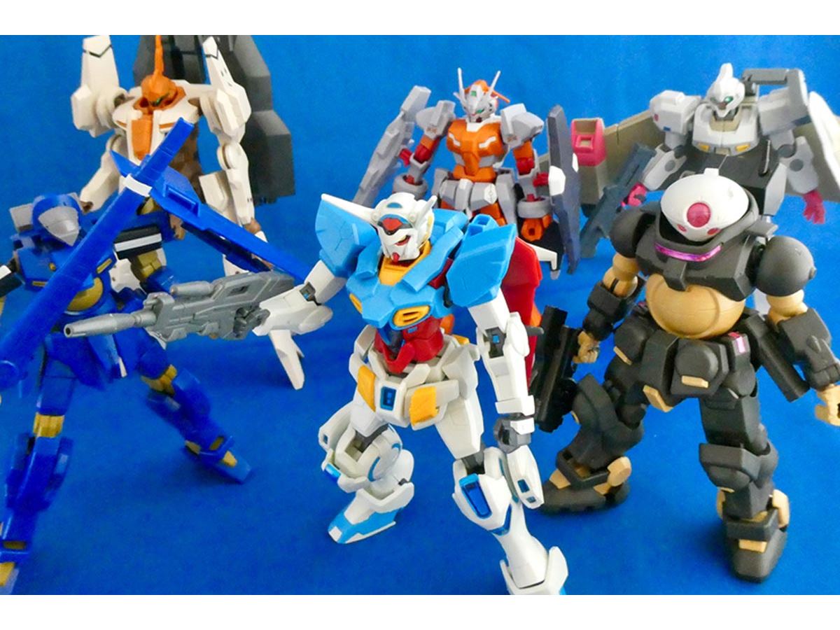 HG ガンプラ 4点セット Gレコ 劇場版「Gレコ」をガンプラで予習！ 劇中で活躍したMSを一挙組み立て