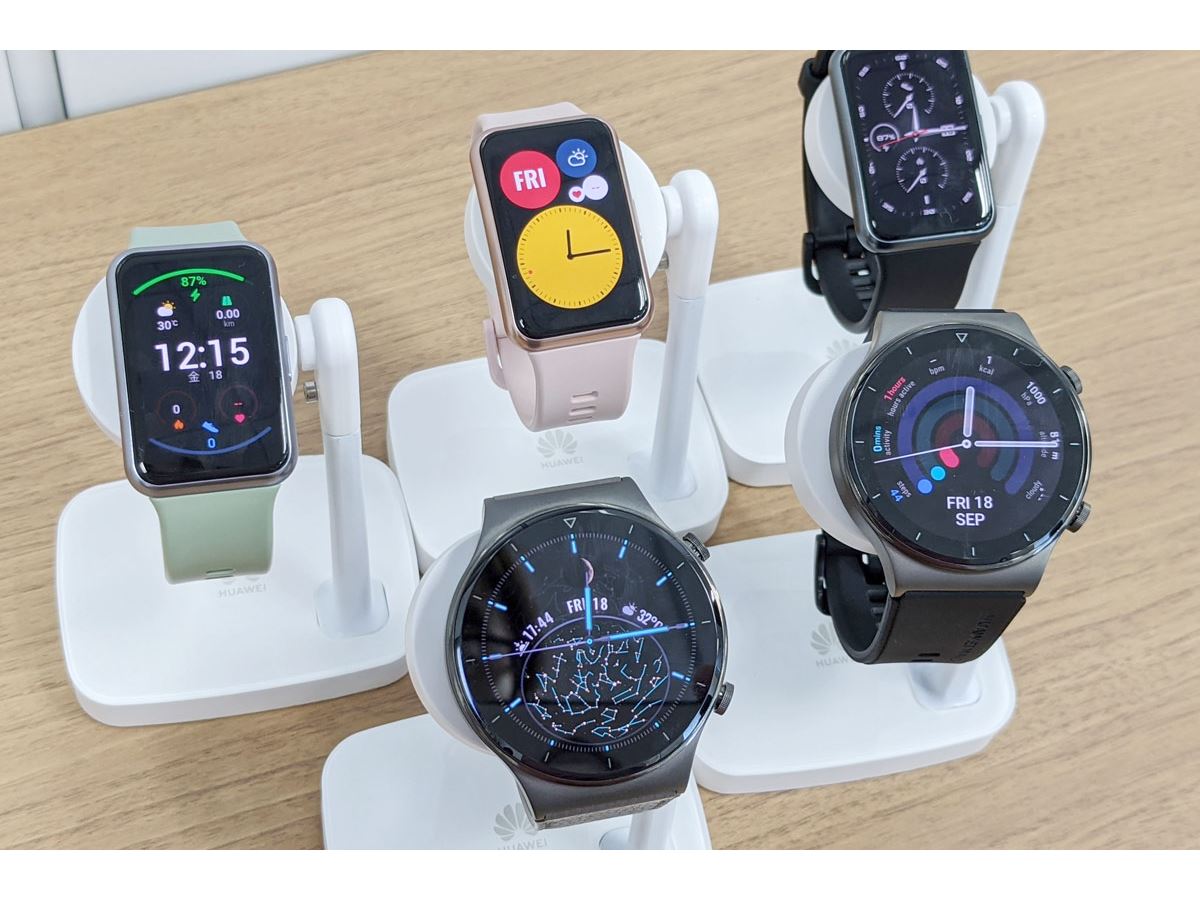 縦長ディスプレイの「WATCH FIT」など、スマートウォッチ2モデルが