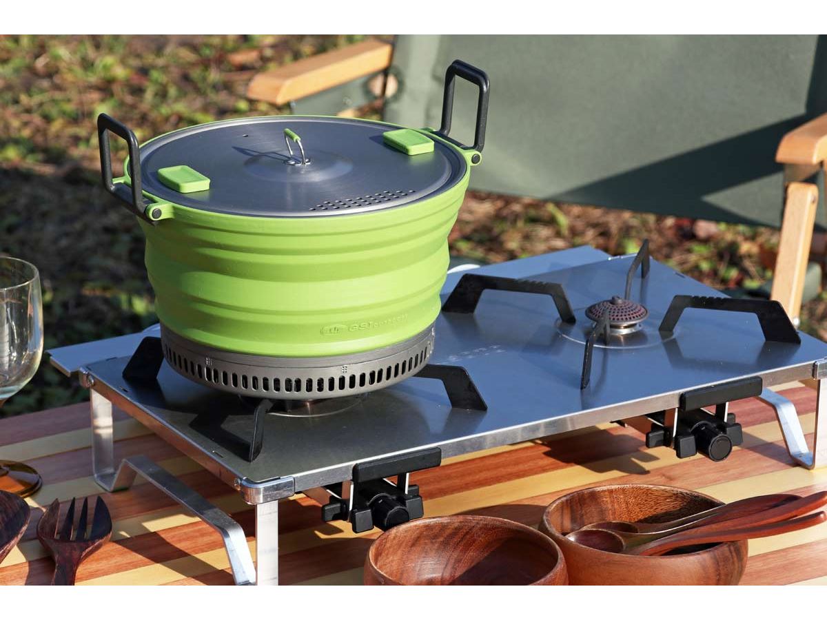 厚さ約5cmに折りたためる3Lの大鍋！ GSI「エスケープHSポット」は