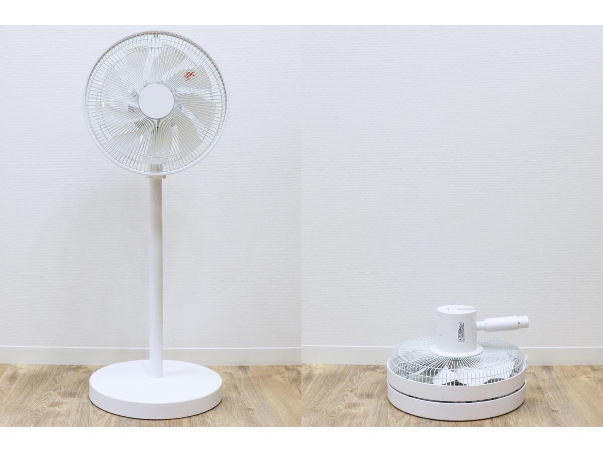 使わない時もじゃまにならない！ 使用時の約1/4の高さで収納