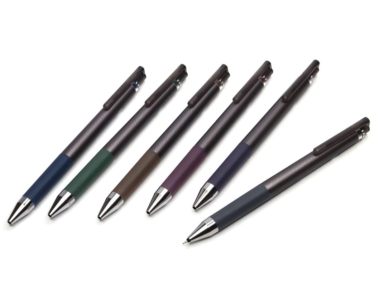 ガンメタリック風で激シブ！ カラーブラック＋ラメのボールペンが  