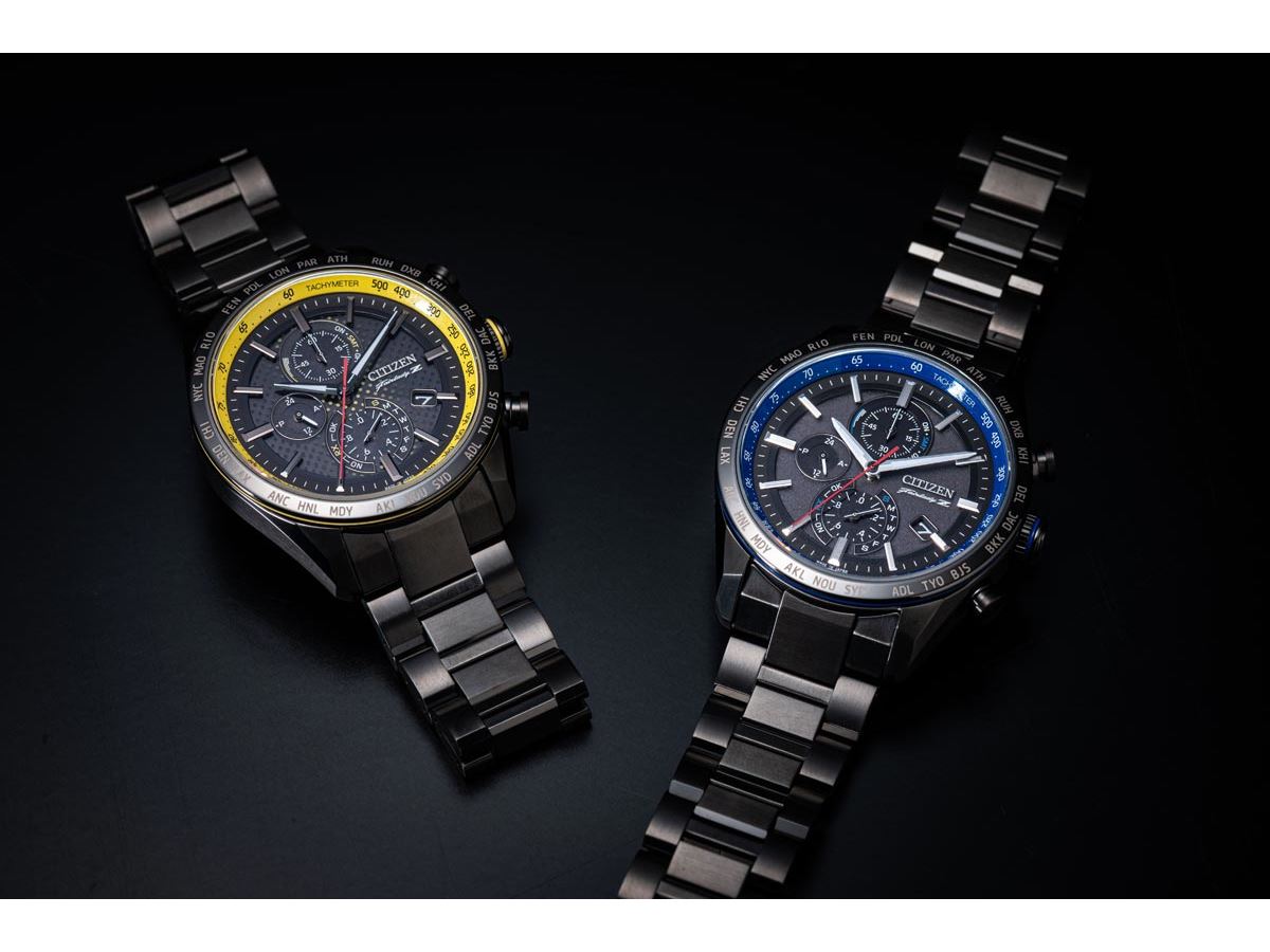 シチズン アテッサ」×「フェアレディZ」！ キリッと鮮やかな差し色が