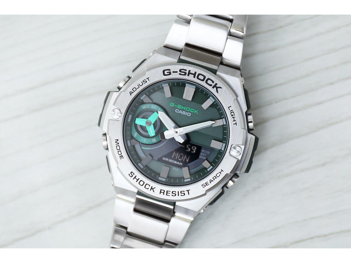 G-SHOCKに緑文字盤!? 「G-STEEL」の最新作は洗練されまくってい