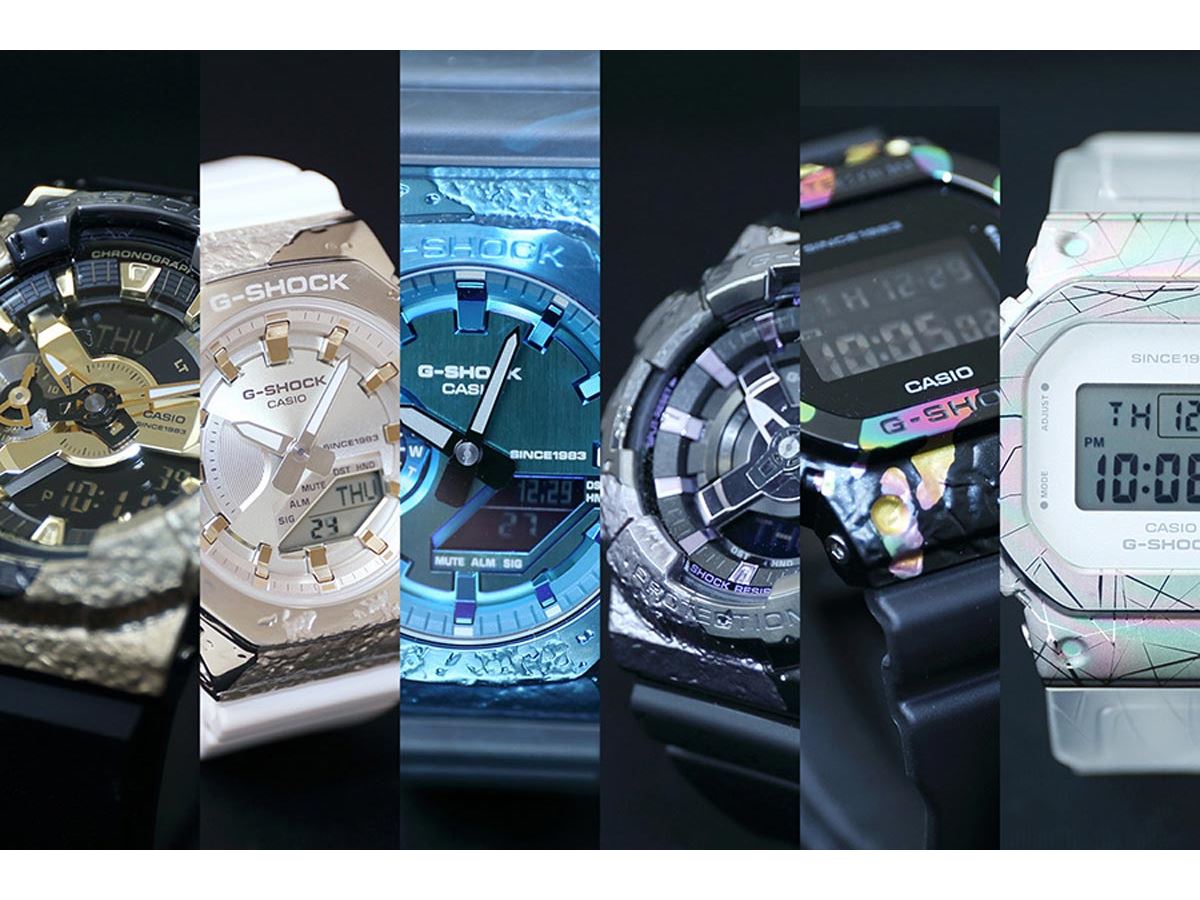 G-SHOCK mini　ストーン装飾付 鉱石の輝きをメタルベゼルで表現した、G-SHOCK 40周年記念モデル