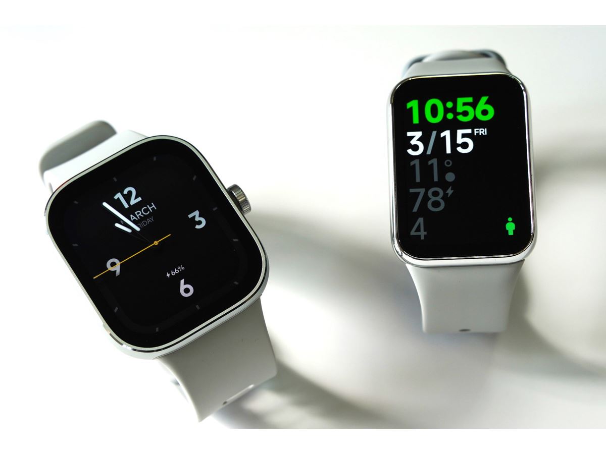 美品xiaomi 最新￼スマートウォッチ デジタル表示 1万円前後でどっちも高コスパ！ Xiaomi最新スマートウォッチ比較