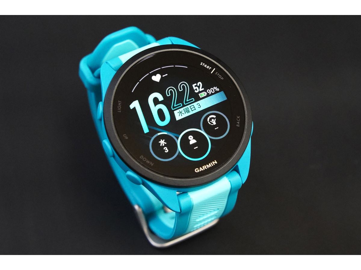 ガーミン待望の初心者モデル「Forerunner 165」がベテラン