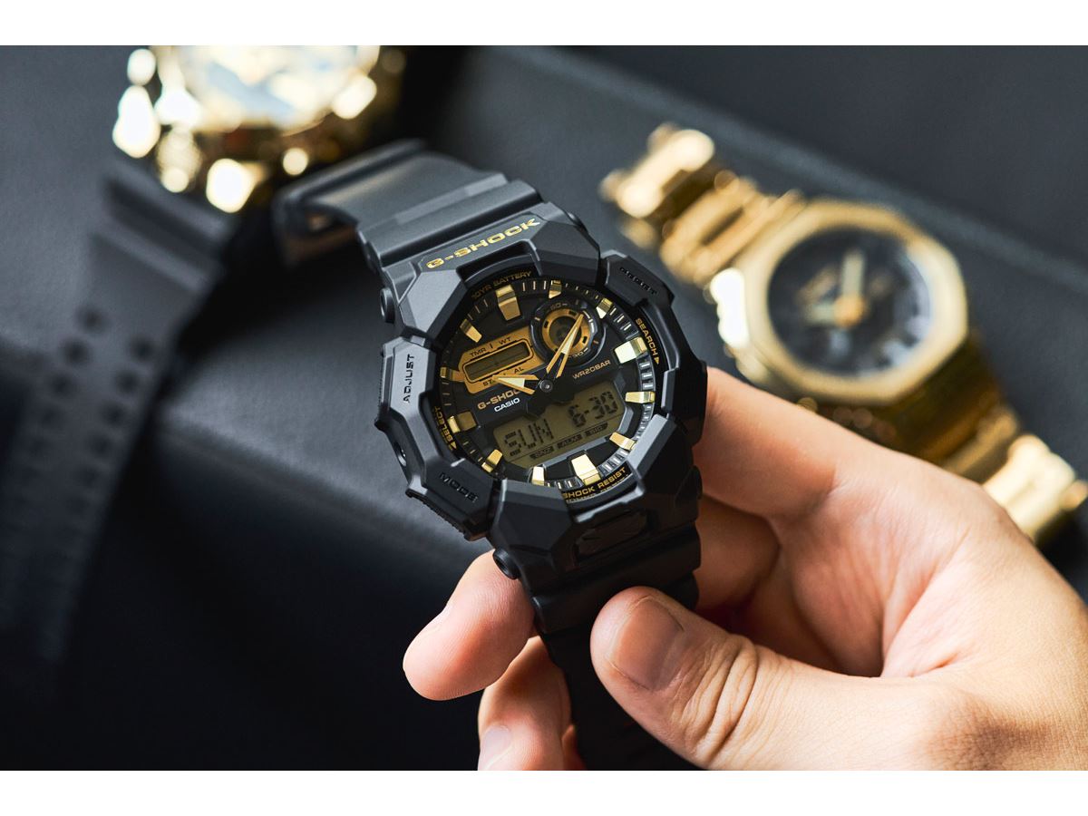 注目度が急上昇！ “黒金G-SHOCK”が夏に最適な理由を3モデルから