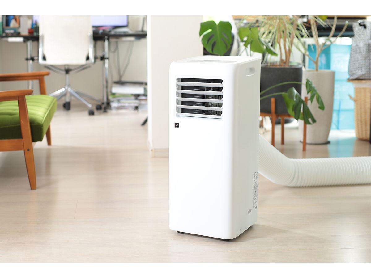 遠くまで届く冷風が気持ちいい！ シャープのポータブルクーラー「AV