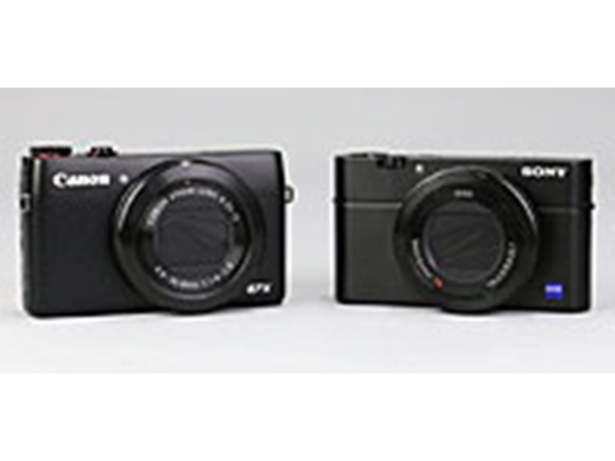 PowerShot G7 X」と「サイバーショット DSC-RX100M3」の画質＆操作性を