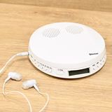 グリーンハウス、FMラジオ付きポータブルCDプレーヤー「GH-CDPA-BK