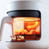 エレコム、油なしで揚げ物調理ができるポット型コンベクションオーブン