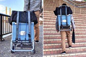 いざというとき「背負える」キャリーカートで荷物運びが2倍ラクに