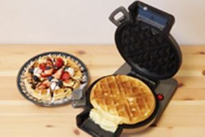 失敗しないワッフル作りで、おうちがカフェに。クイジナート WAF-V100J 楽天市場】クイジナート ワッフルメーカー waf－v100の通販