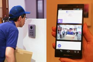 工事・インターネット不要! ドアホンのように使える 工事・インターネット不要! ドアホンのように使える