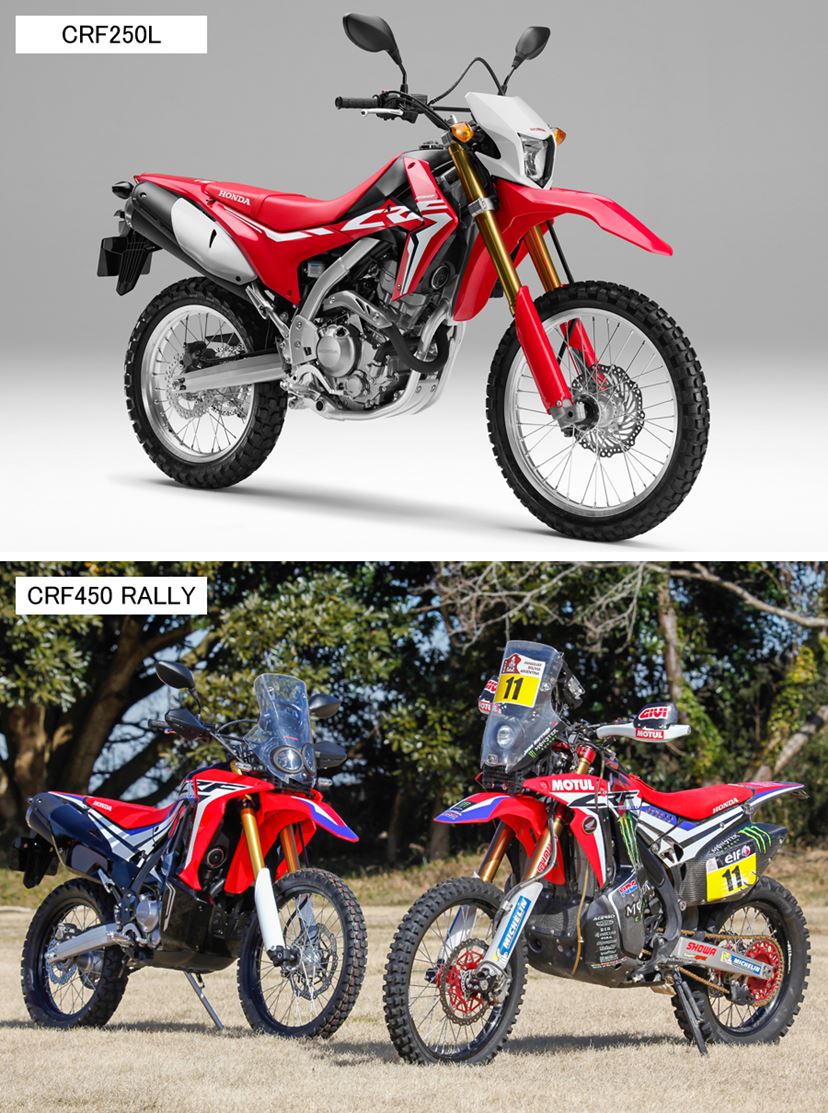 CRF250x即乗りエンデューロマシン ラリーマシンのアグレッシブさを