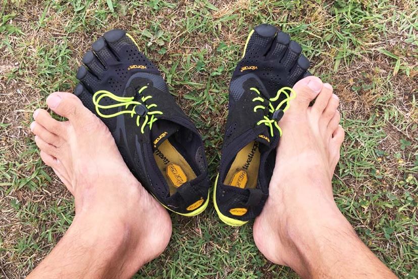 裸足感覚の5本指シューズVibram Five Fingers「V-Run」が脚の力