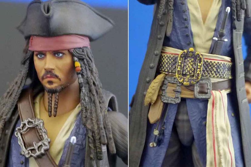 ジャック・スパロウが最新技術でフィギュア化！ その再現度が圧倒的
