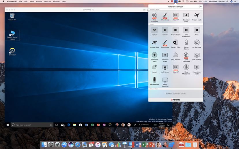 MacでWindowsが使える「Parallels Desktop 13 for Mac」登場！ Touch