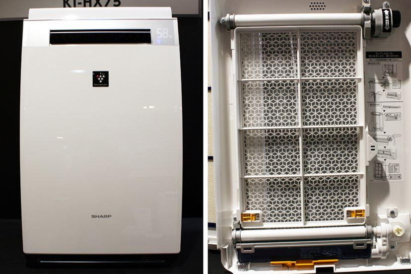 シャープ 加湿空気清浄機 ki-ex55-t SHARP シャープ KI-EX55-T 加湿空気清浄機 PM2.5対応