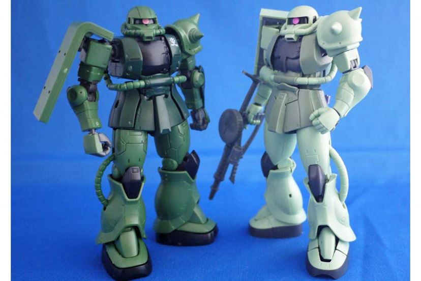 新作ガンプラ「量産型ザクII」は、2種類から選べるマニアック仕様