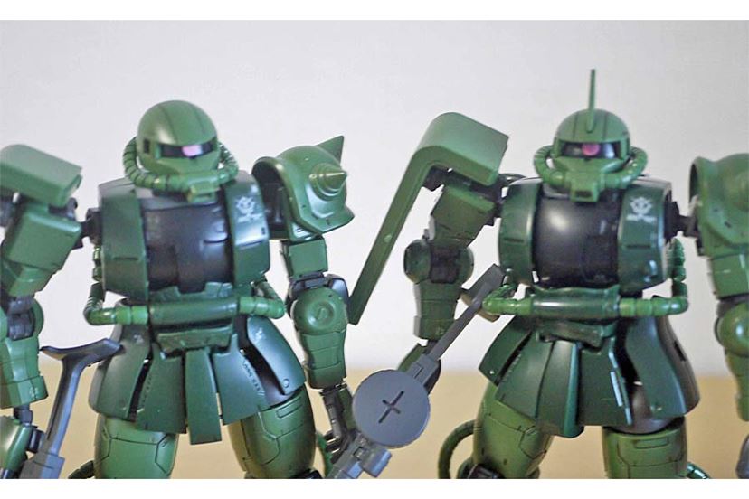 新作ガンプラ「量産型ザクII」は、2種類から選べるマニアック仕様