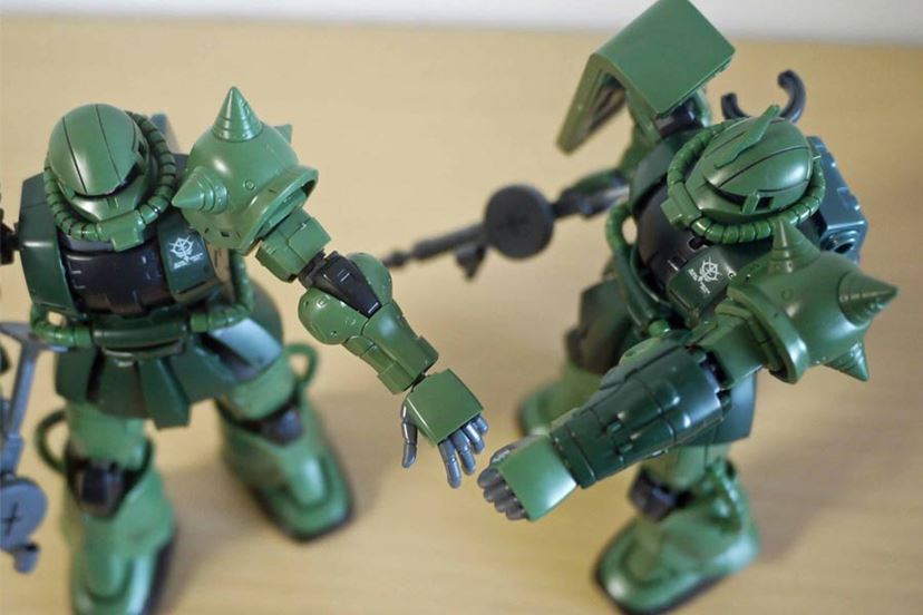 新作ガンプラ「量産型ザクII」は、2種類から選べるマニアック仕様