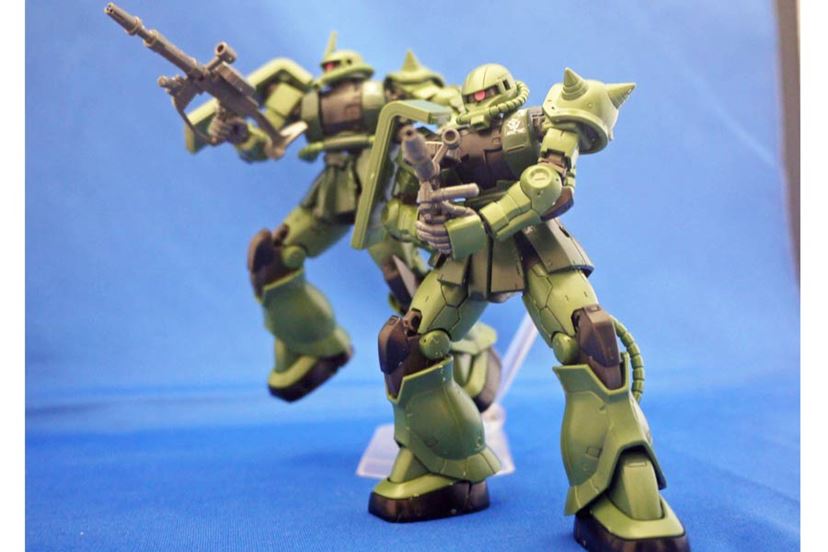 新作ガンプラ「量産型ザクII」は、2種類から選べるマニアック仕様