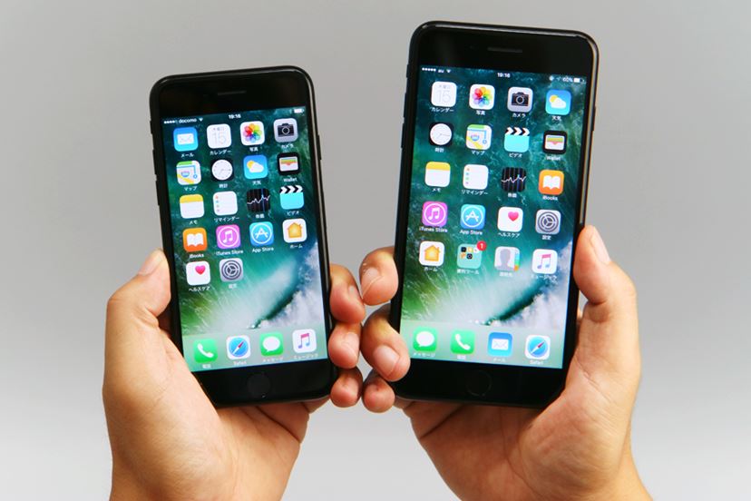 D347 Apple iphone7 plus 128GB au 判定○