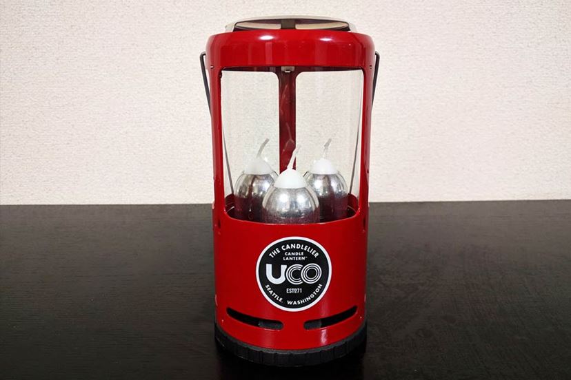 UCO キャンドリア 赤または黄色 新品 ローソク3本タイプ 送料