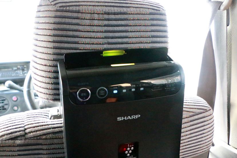 SHARP IG-HCF15 車載用空気清浄機 プラズマクラスター ○SHARP(シャープ) フィルター搭載タイプ