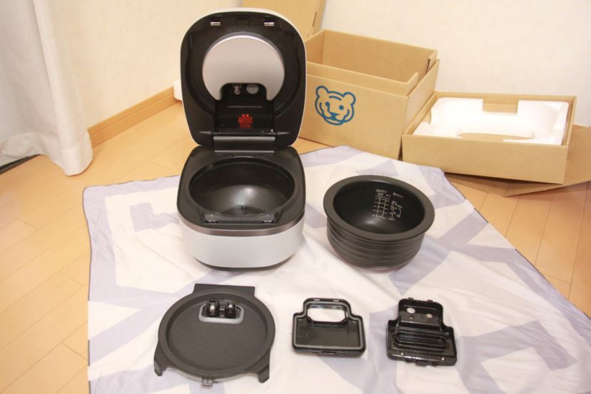 タイガー JPG-X100 土鍋圧力IH炊飯ジャー 炊飯器 5.5合 動作品