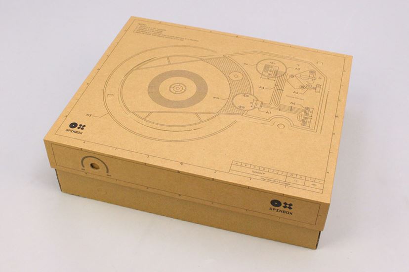 超楽しい！ 紙で組み立てるレコードプレーヤー「SPINBOX」を作ってみた