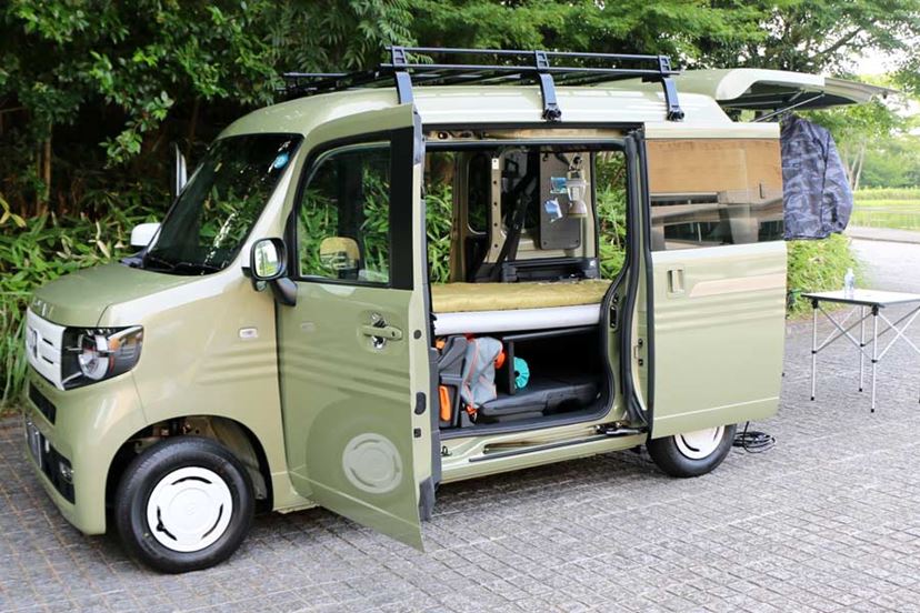 軽バンなのに走り心地も寝心地もイイ！ ホンダ「N-VAN」の車中泊レポート - 価格.comマガジン