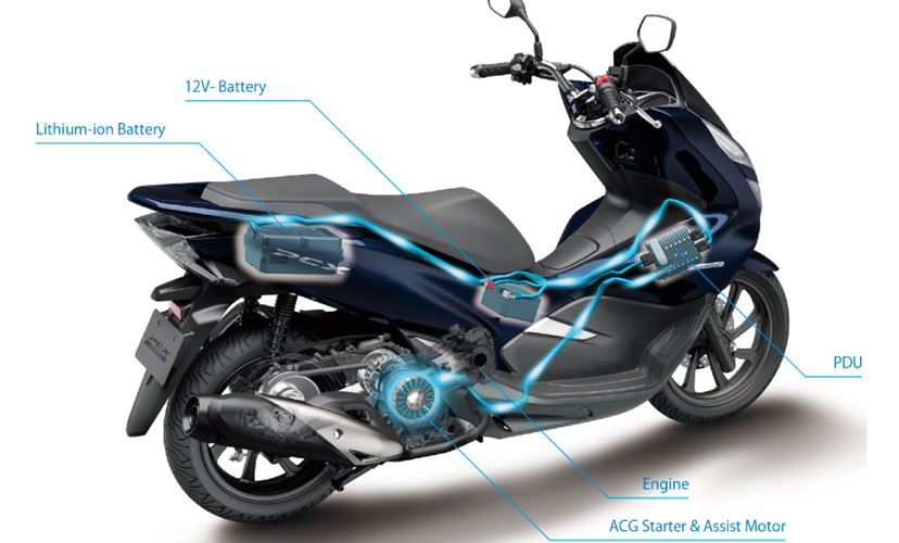 世界初の2輪ハイブリッド！ ホンダ「PCX HYBRID」で味わう電子モーター