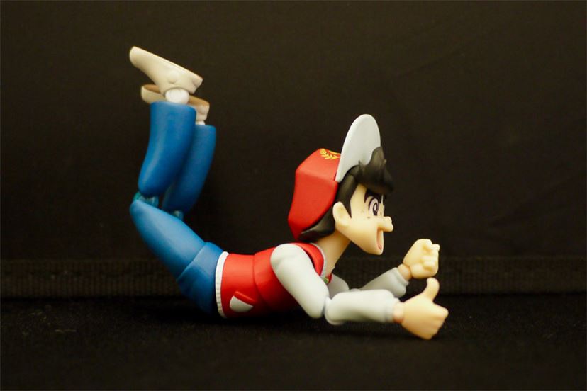 貴重品　レア　ゲームセンターあらし キーホルダー　石野あらし 必殺技を完全再現！ 懐かしの「ゲームセンターあらし」が可動