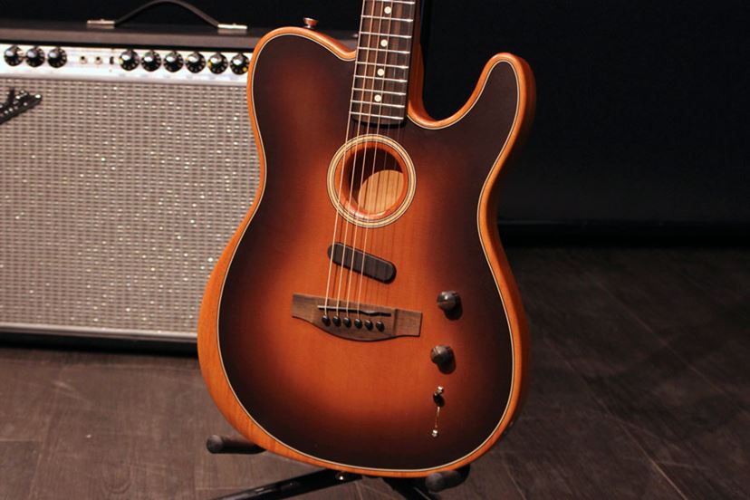 1台でエレキにもアコギにもなる!? Fenderの新基軸ギター「ACOUSTASONIC 