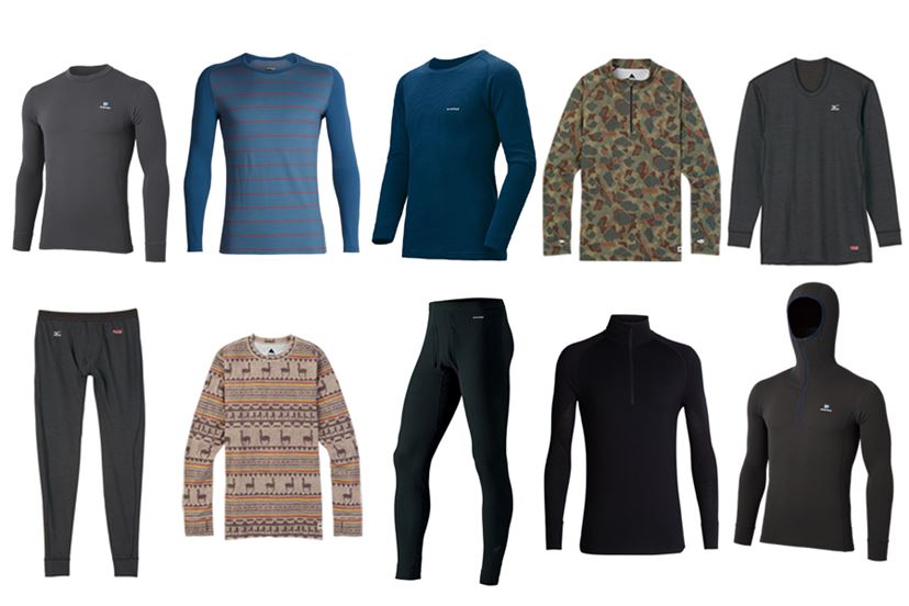 DANISH ENDURANCE] メンズベースレイヤー上下セット あったか インナー