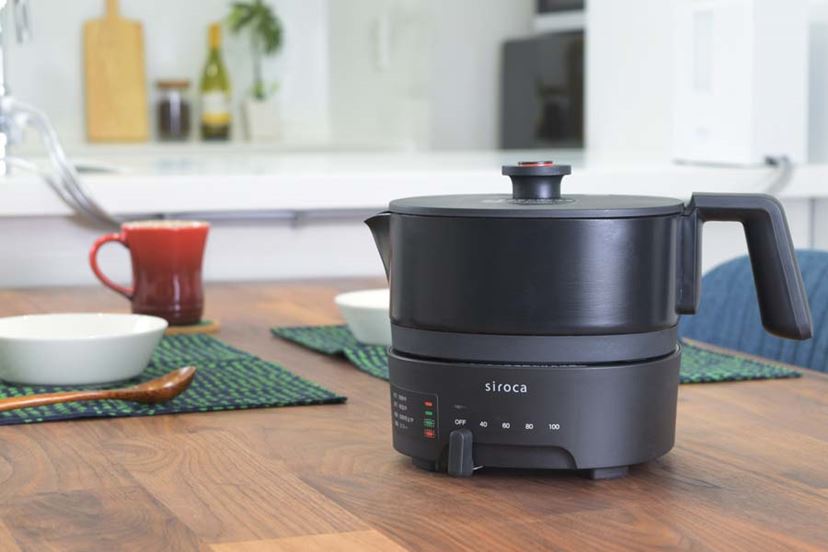 料理も作れるシロカの電気ケトル「おりょうりケトル ちょいなべ